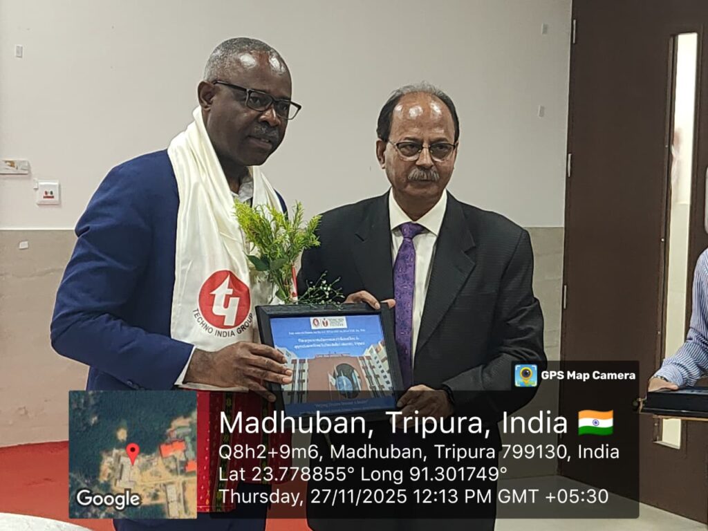 590406838_759026003864819_3065971676380343289_n-1024x768 Prof. George Ude Champions Global Scientific Collaboration at Techno India University, Tripura